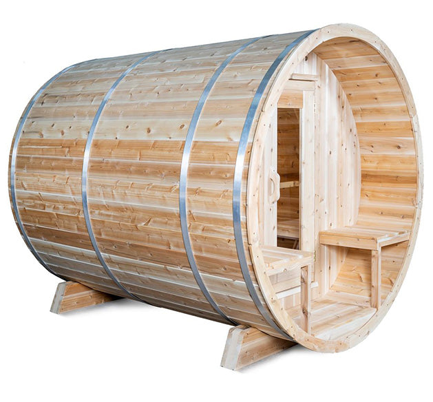 4 person barrel sauna kit