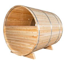 4 person Panoramic Barrel Sauna Kit