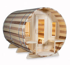 4 person barrel sauna