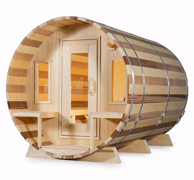 4 person barrel sauna