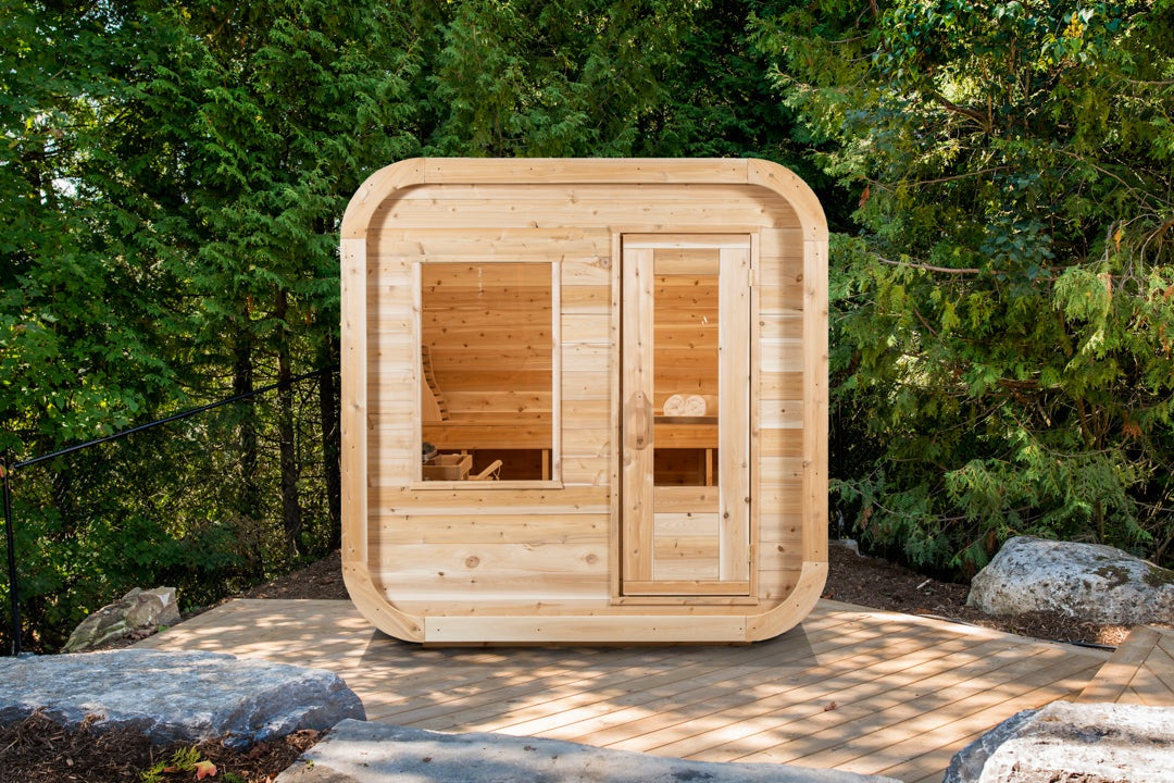 4 person cube sauna