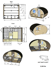 8 Person Outdoor Sauna