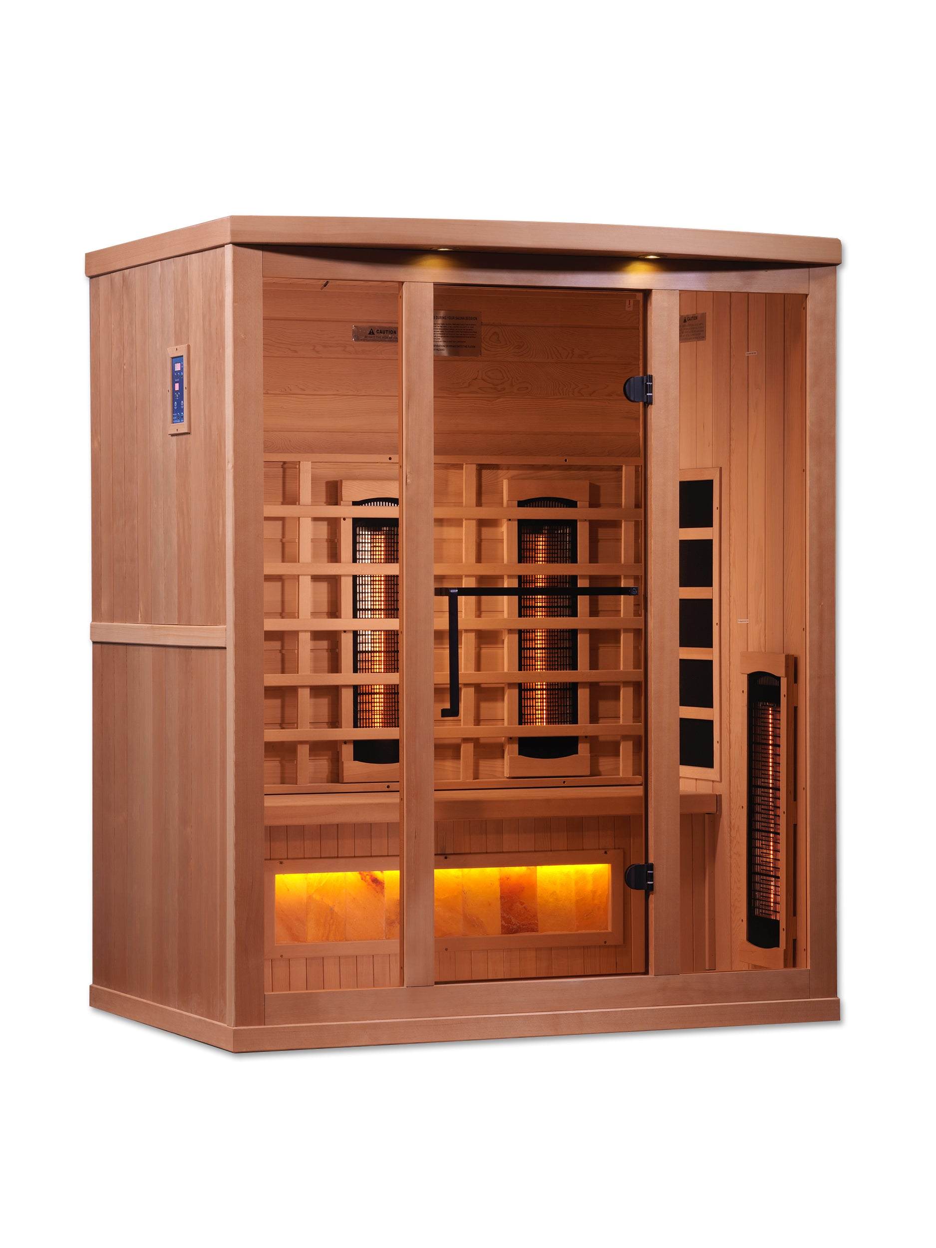 3 person PureTech™ Near Zero EMF FAR Infrared Sauna