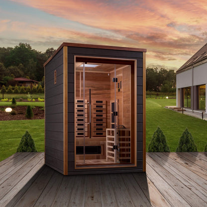 2 Person Hybrid Outdoor Sauna