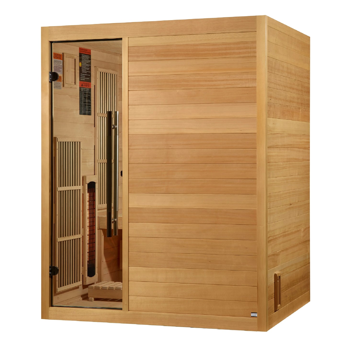 3 Per Hybrid Indoor Sauna (Full Spectrum and Harvia Traditional Stove) - Soria