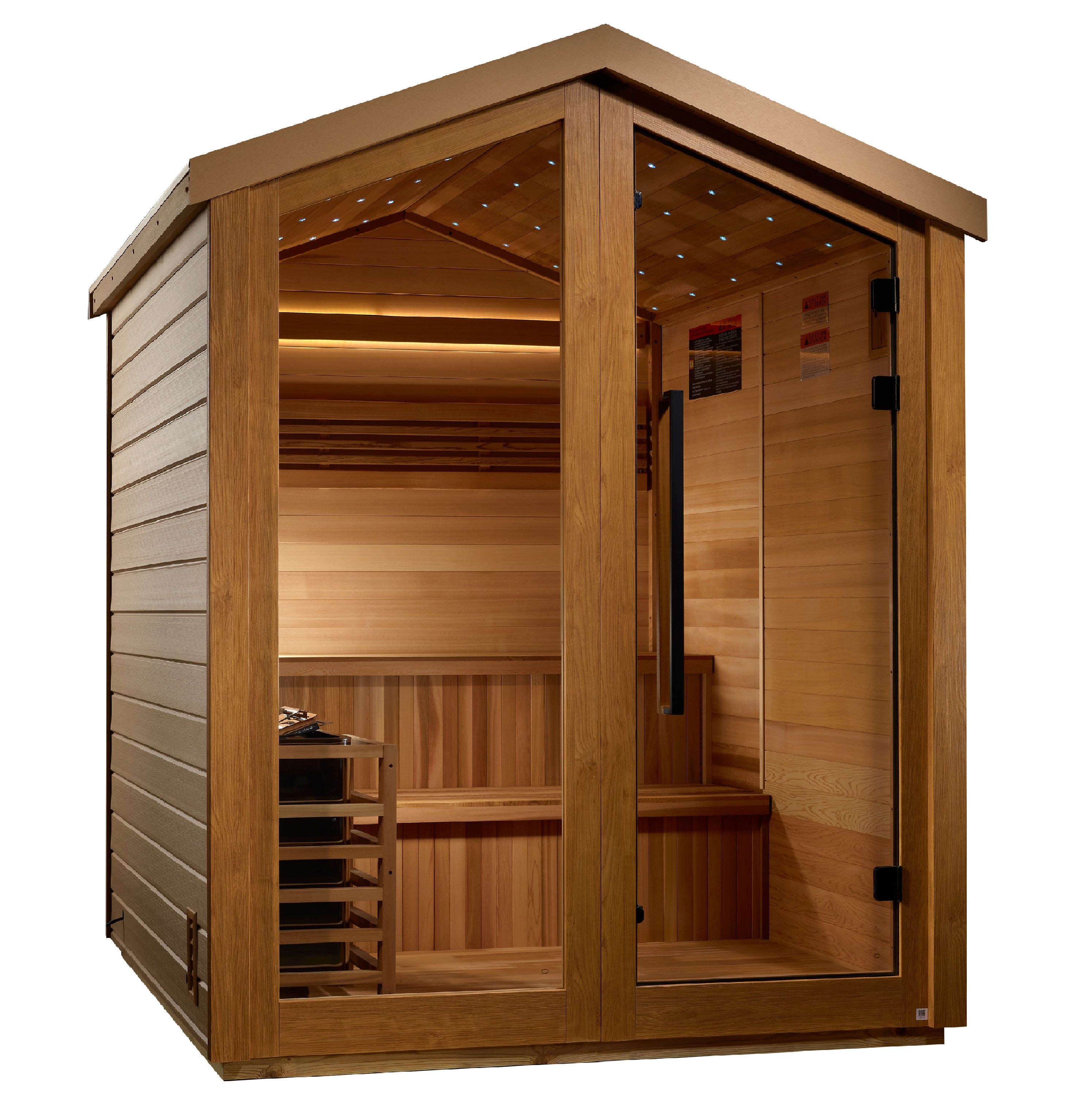 6 person outdoor traditional sauna