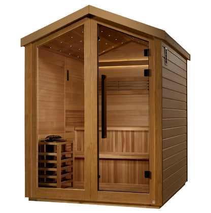 6 person outdoor traditional sauna