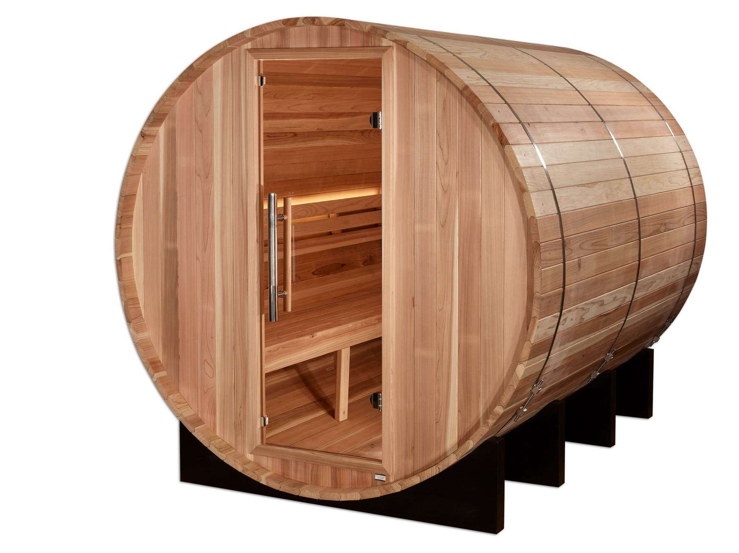 6 person barrel sauna