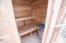 3 person cabin sauna