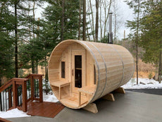 4 person barrel sauna