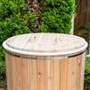 Lid for Cold Plunge - Knotty Red Cedar (purchased with tub)