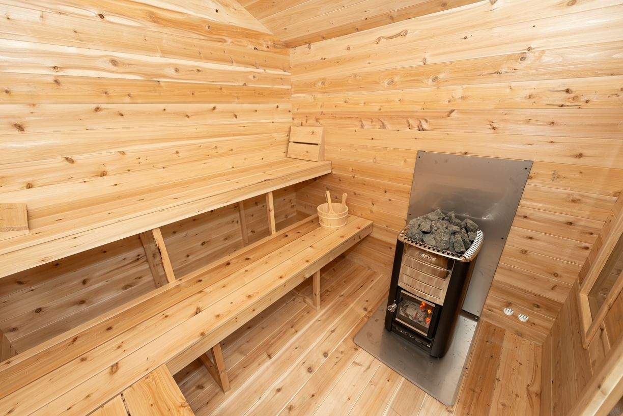 6 person cabin sauna