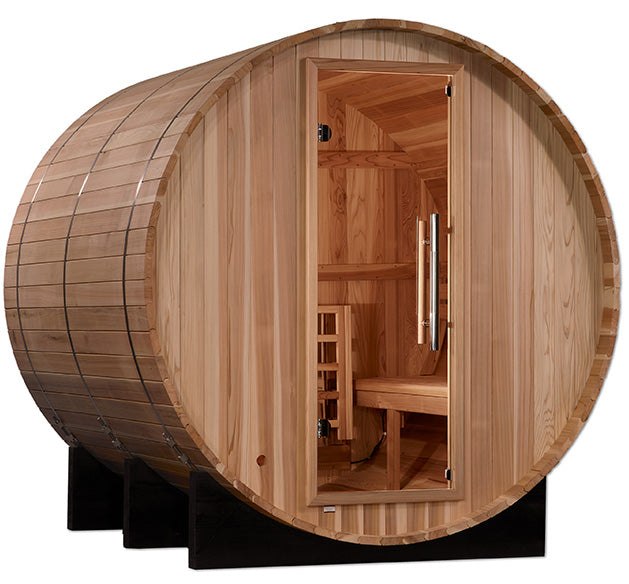 4 person barrel sauna