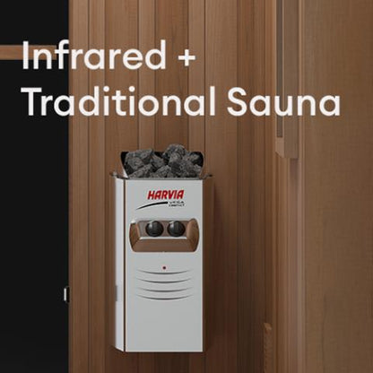2 Person Infrared & Steam Sauna Combo - FD-4