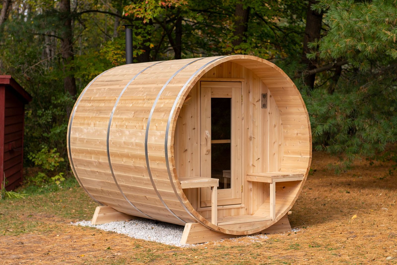 4 person barrel sauna kit